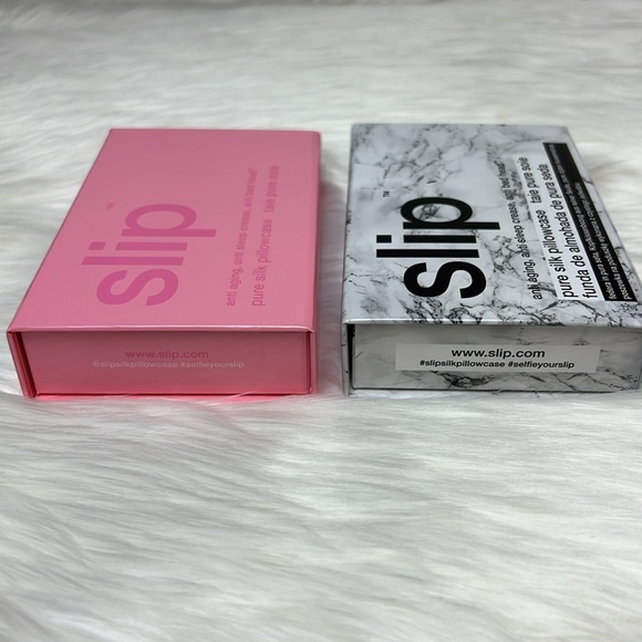 (2) slip Silk Pillowcase Empty Gift Boxes - Picture 3 of 11